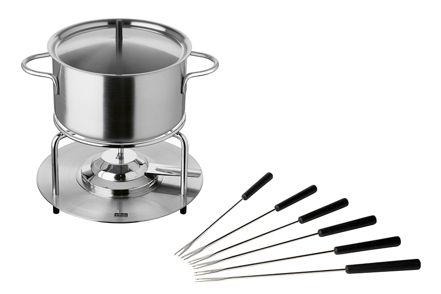 Fondue set Aragon, stainless steel