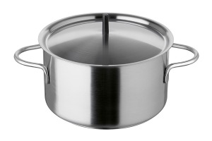 Fonduetopf Aragon, Edelstahl gebürstet