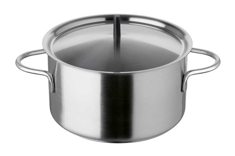 Fonduetopf Aragon, Edelstahl gebürstet