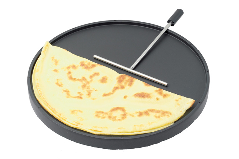 Grill- und Crêpeplatte für Marroniofen