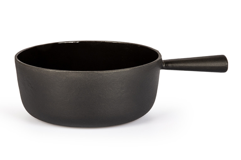 Käsefonduecaquelon Classic, schwarz