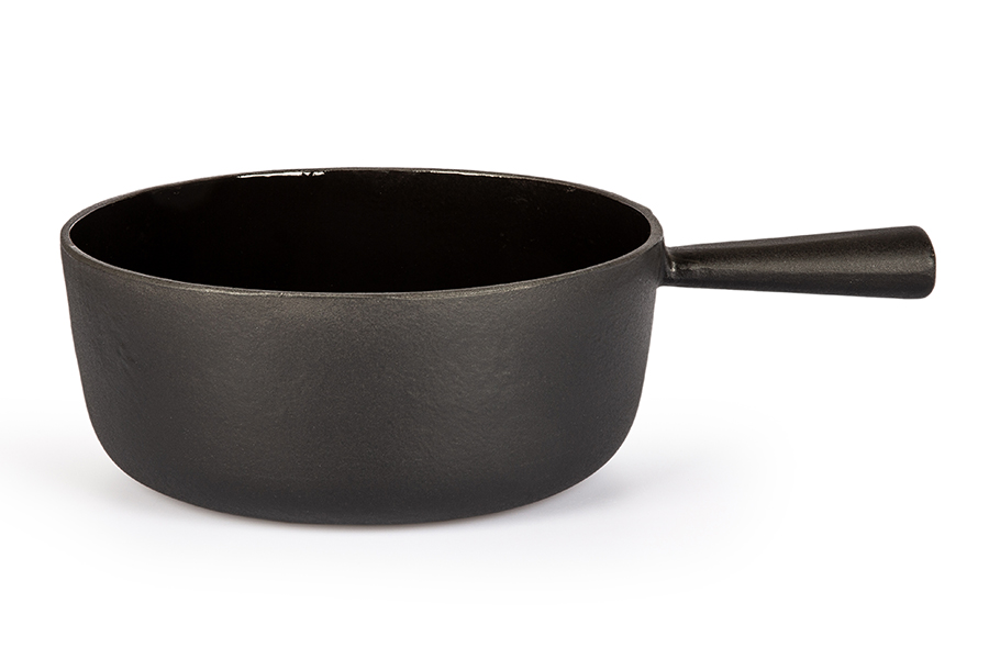 Käsefonduecaquelon Classic, schwarz