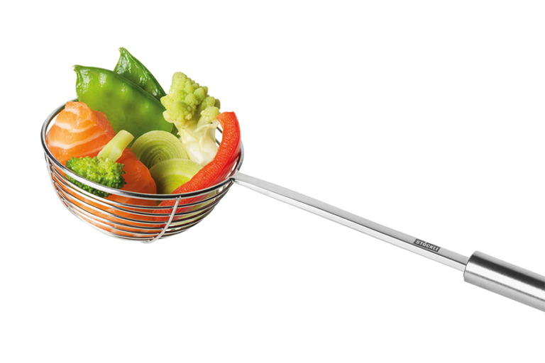 Sieb für Fischfondue
