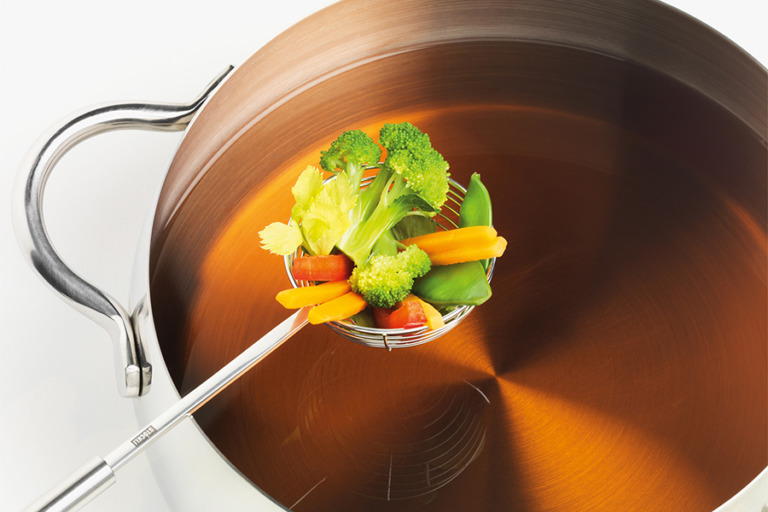 Sieb für Fischfondue