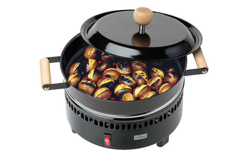 Marroniofen mit Grill- und Crêpeplatte