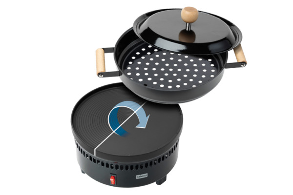 Marroniofen mit Grill- und Crêpeplatte, VDE