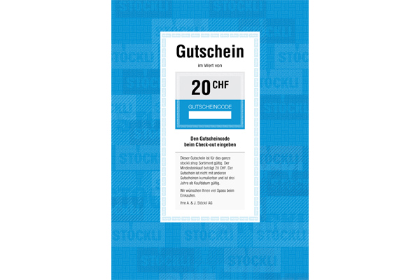 20 CHF Gutschein