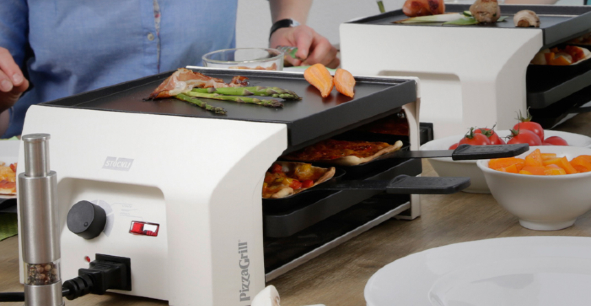 Raclette Pizza Grill in höchster Qualität von A. & J. Stöckli