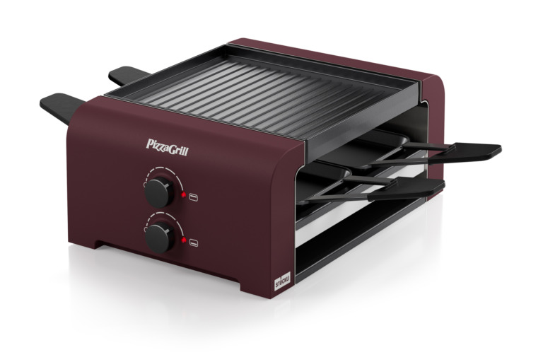 PizzaGrill 4 Merlot red, VDE