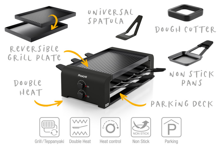 PizzaGrill 6 Black, VDE
